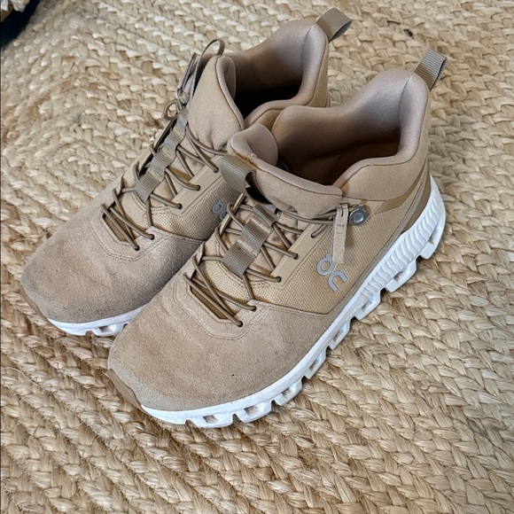 On Running Beige Athletic Shoes - Picture 2 of 2